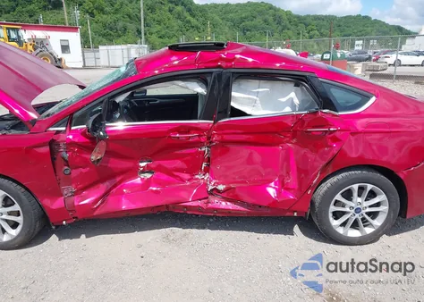 2020 Ford Fusion Hybrid Sel from USA, damaged, VIN 3FA6P0MU3LR106195